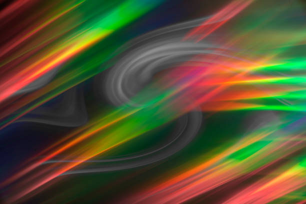 istock A multicolored background with a spiral design and abstract retro look 1445193773