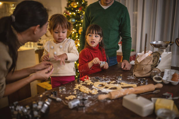 istock Family baking Christmas cookies 1445200005
