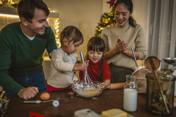 istock Family baking Christmas cookies 1445200824