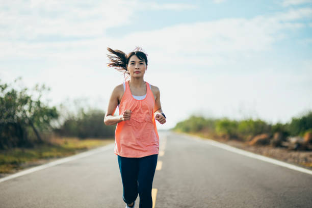 istock Asian women are running in preparation for exercise 1445201488
