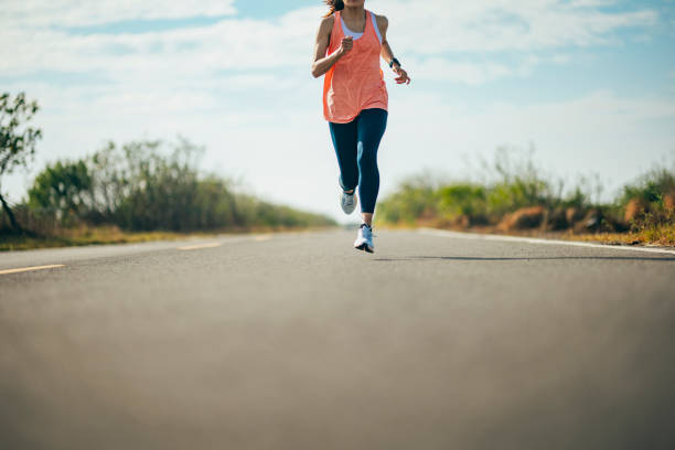 istock Asian women are running in preparation for exercise 1445201500