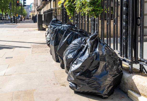 istock Rubbish ready for collection on London street 1445207791