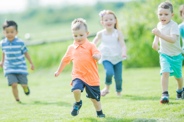 istock Preschool Children Outside 1445210870