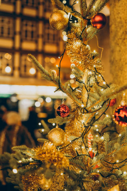 istock Christmas market decorations 1445213920