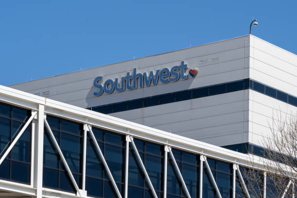 Southwest headquarters building in Dallas, Texas, USA. stock photo
