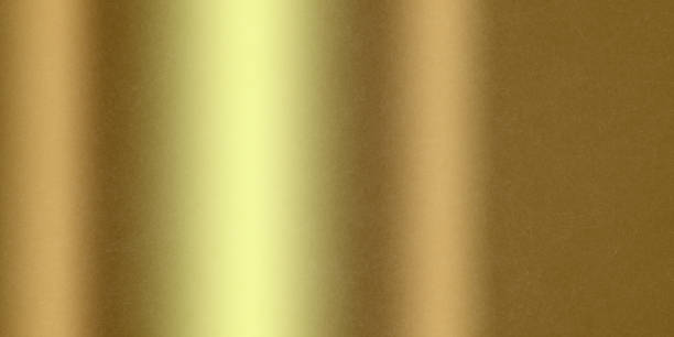istock Gold foil texture background. Realistic golden elegant, shiny and metal gradient template for border, frame, ribbon design 1445239039