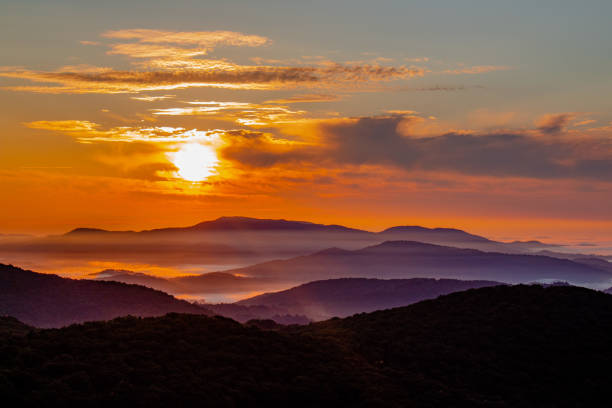istock Sunrise in the Blue Ridge mountains 1445246642