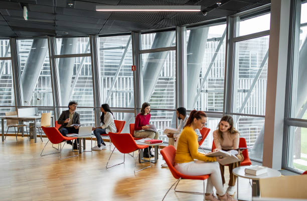 istock Business people at a conference 1445248881