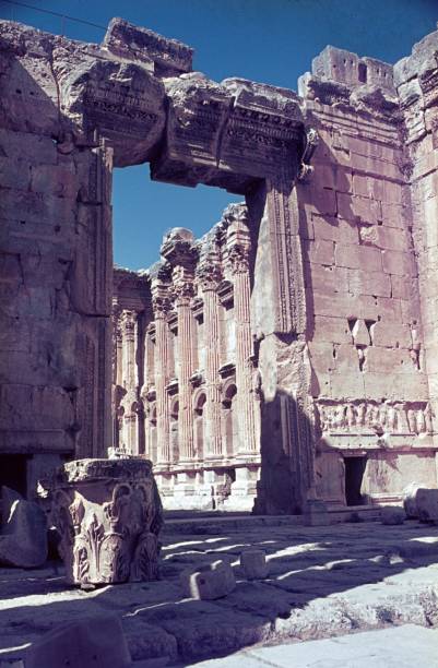 The ancient temple complex of Baalbek, Lebanon