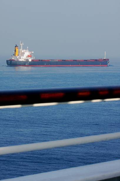 istock Ship in the distance 1445258719