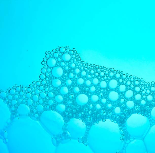 istock bubbles, close-up. art, blue, depth, abstract, backgrounds 1445260217
