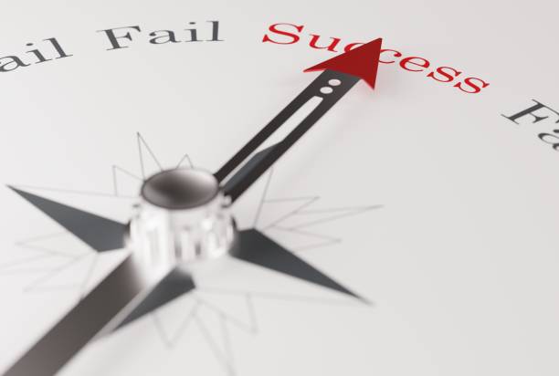 istock Compass pointing in the direction of success. 1445264226