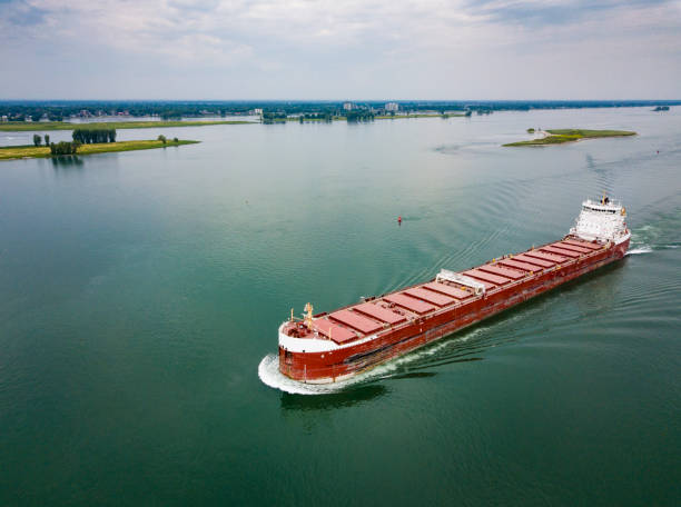 istock Cargo ship on the st. Lawrence Seaway 1445265735