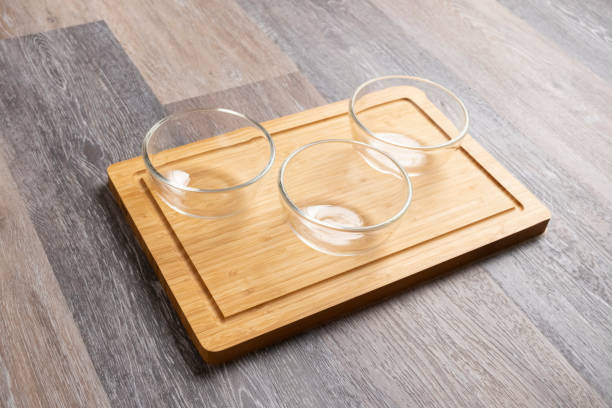 istock Empty bowls with breakfast ingredients on a wooden table 1445273934