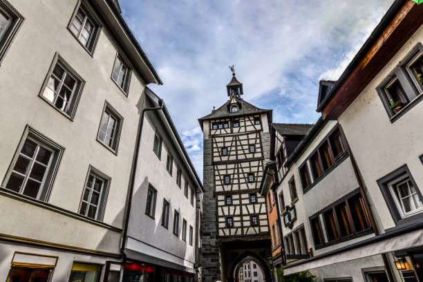 istock Low Angle View Of Majestic Schnetztor Gate In Konstanz, Germany 1445275744