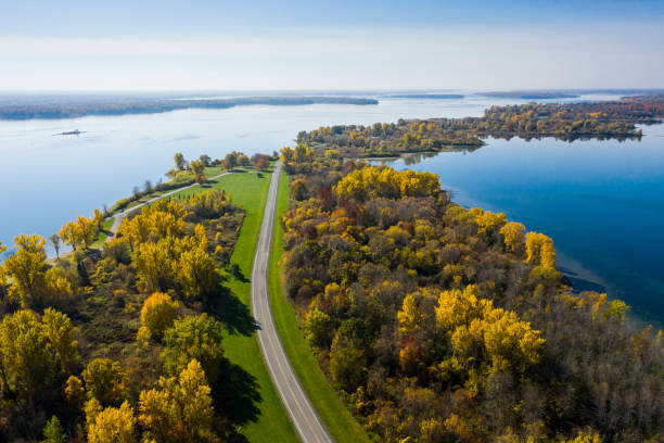 istock Aerial view of St. Lawrence Park 1445275932