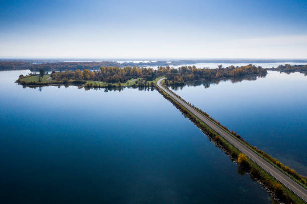 istock Aerial view of St. Lawrence Park 1445275956