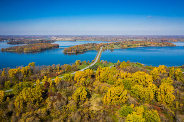 istock Aerial view of St. Lawrence Park 1445275982