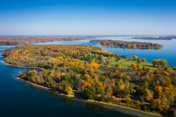 istock Aerial view of St. Lawrence Park 1445276129