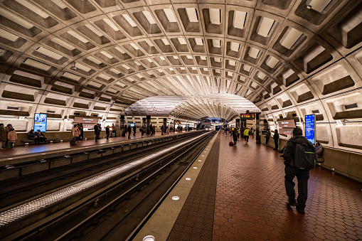 Metro Center subway (metro) station in Washington D.C.