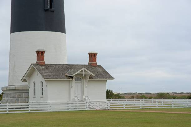 istock Bodie Island Lighthouse entrance and tower base 1445278405