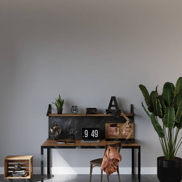 istock Study Room Frame Mockup, Young Room Mockup, Study Room Wall Mockup, Interior Mockup 1445280198