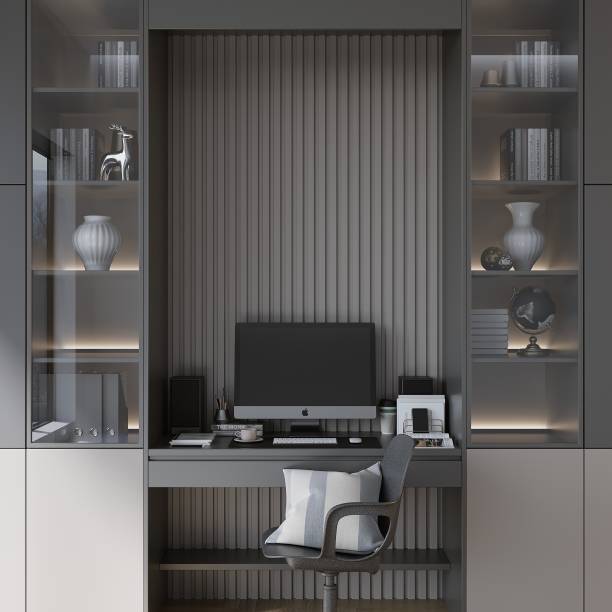 istock Study Room Frame Mockup, Young Room Mockup, Study Room Wall Mockup, Interior Mockup 1445280420