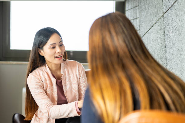 istock Female advisor talking to female client 1445285740