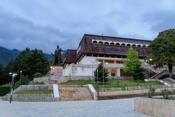 Bajram Curri Albanian town hall