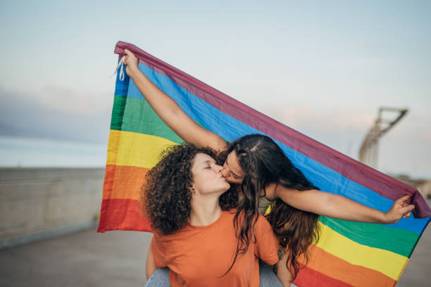 istock Proud couple kissing 1445286780