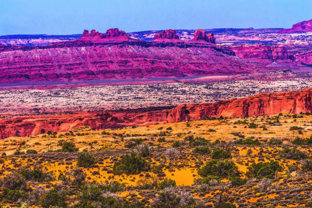 Red Canyon Moab Fault Arches National Park Moab Utah