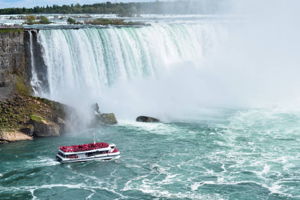 istock Boat cruise at Niagara Falls Canada 1445303178