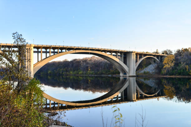 istock Bridges in Fall in Minneapolis Minnesota 1445307391
