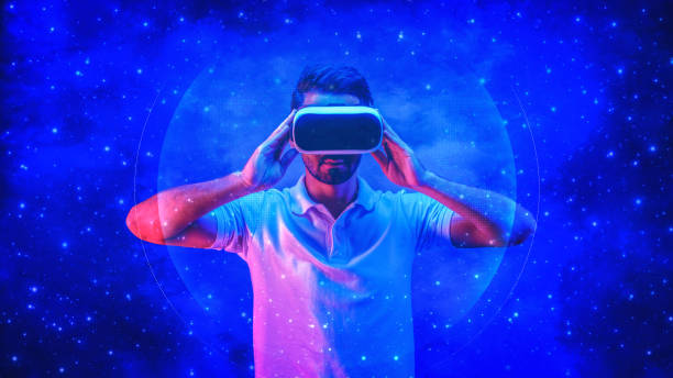 istock concept of cyberspace and metaverse with virtual reality world 1445307830