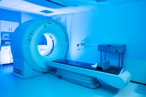 Radiotherapy Treatment Machines (Linear particle accelerator) in a modern medical private clinic or hospital