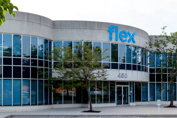 flex ltd. canada edificio per uffici a markham, ontario, canada. - odm foto e immagini stock