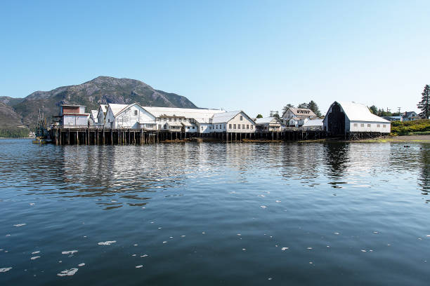 The Annette Island Packing Company is seen on August 7, 2019 in Metlakatla, Alaska.