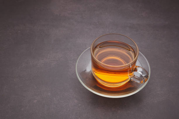 istock Teacup on a dark brown background 1445323298