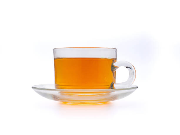 istock Close-up of a teacup isolated on white background 1445323636