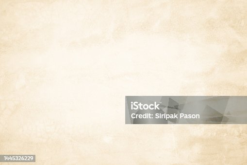 istock Cardboard tone vintage texture background, cream paper old grunge retro rustic for wall interiors, surface brown concrete mock parchment empty. Natural pattern antique design art work and wallpaper. 1445326229
