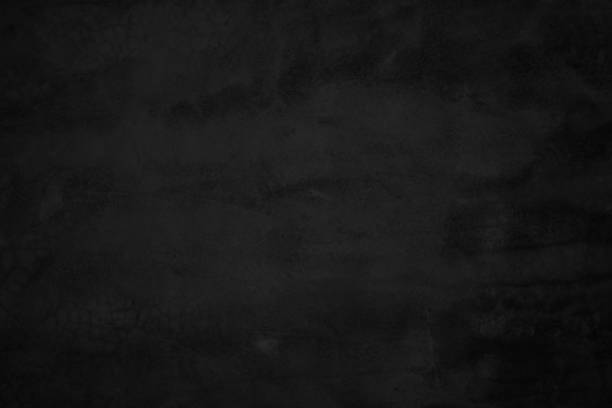 istock Black dark concrete wall background. Pattern board cement texture grunge dirty scratched for show anthracite promote product urban floor and abstract paper design element decor. Blackboard blank. 1445326811