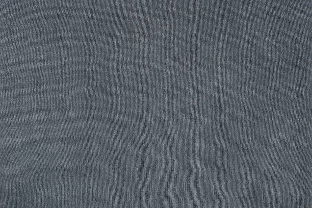 istock Texture of gray knitted fabric. Grey cloth background. Knitted pattern 1445329415