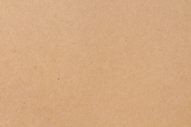 Cardboard sheet texture background, pattern of brown kraft paper with vintage style.