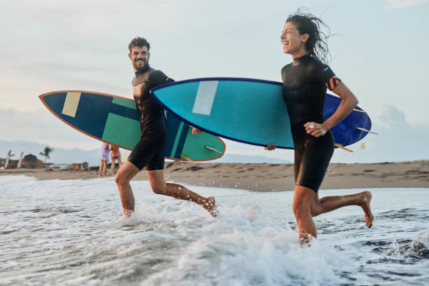 istock Rushing to surfing at sea! 1445343448