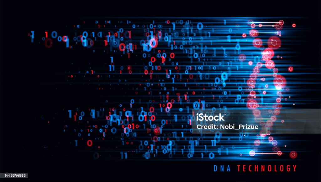 Big Genomic Data Visualization Stock Illustration - Download Image Now ...
