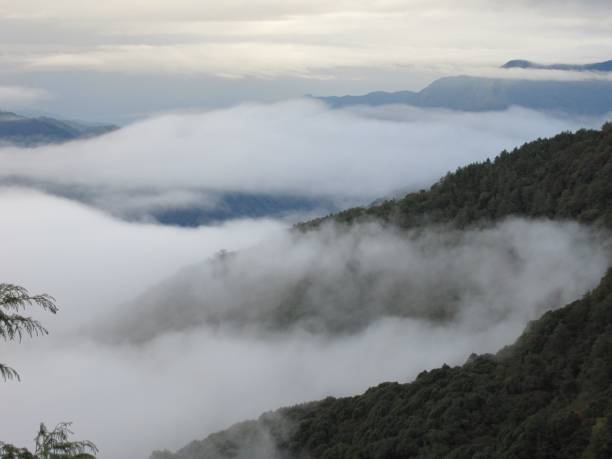 istock Cloudscape over Yushan mountain in Taiwan 1445351096