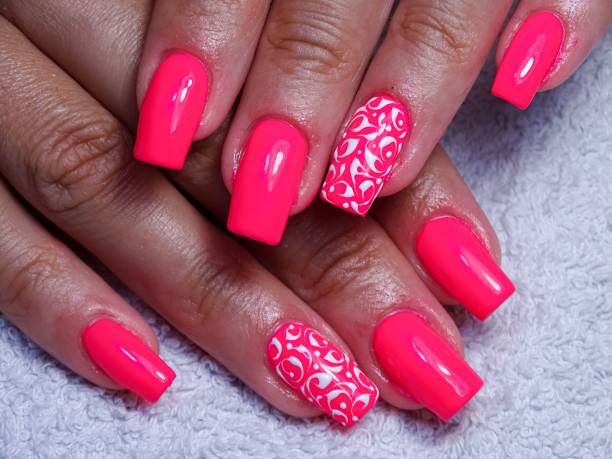 istock a close-up with gel manicure 1445356482