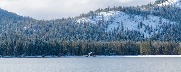istock The Donner lake under the snow 1445357936