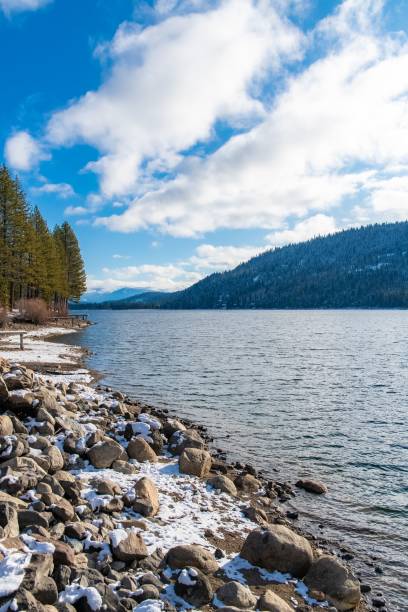 istock The Donner lake under the snow 1445357940
