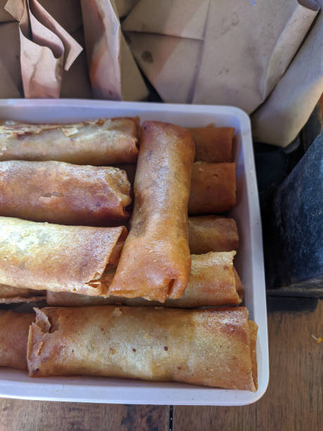 istock Crispy lumpia is a typical Indonesian food 1445363960